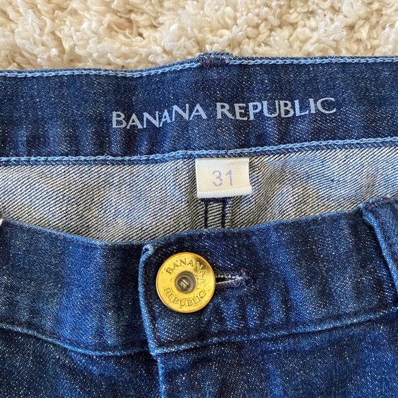 Banana Republic boyfriend slim ankle jeans Sz 31 EUC - Picture 3 of 5